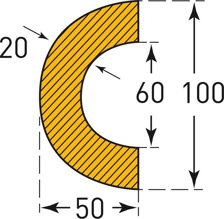 Immagine prodotto Moravia MORION curva di protezione per tubi 60 (per tubi Ø 50-70 mm)