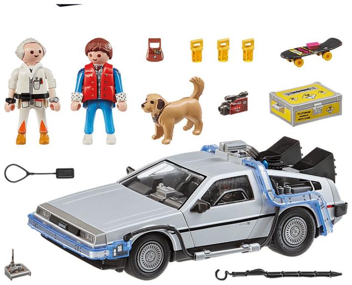 Actual product image Playmobil Back to the Future DeLorean (70317, Playmobil Back to the Future)