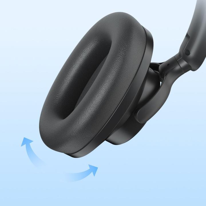 Actual product image Tronsmart Sounfii Q20 ANC On-Ear Bluetooth 5.3 Wireless Headphones - Black (ANC, 60 h, Cable, Wireless)