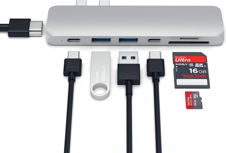 Actual product image Satechi Per stroke (USB-C, 7 Ports)