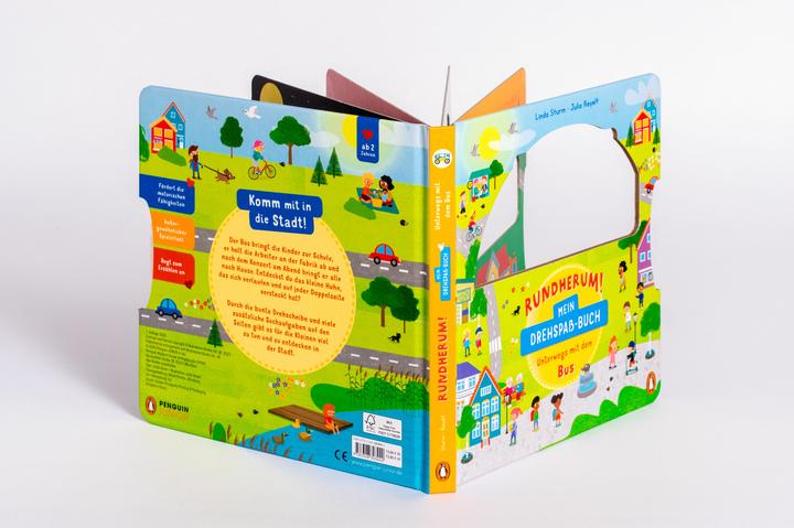 Actual product image All around! My fun book - On the road with the bus (German)