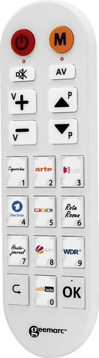 Actual product image Geemarc TV PHOTO100 TV remote control with photo buttons (Device-specific remote control)