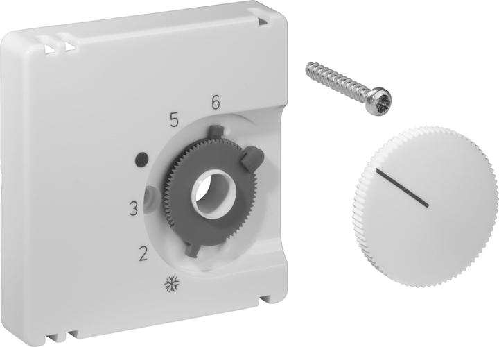ALRE Kit de couvercles 50x50mm JZ-001.000 blanc pur RAL9010 brillant UN990035