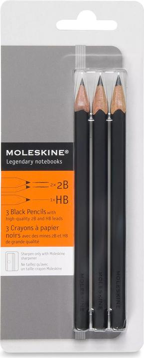Actual product image Moleskine Pencils (3 mm, HB, 2B, 3 x)