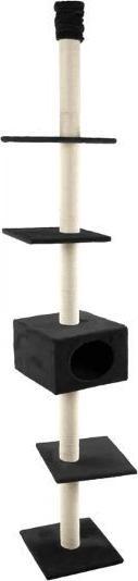 Produktbild Flamingo - Scratching Post BARWA - Black - 35x35x263 cm (263 cm, Schwarz, Creme)