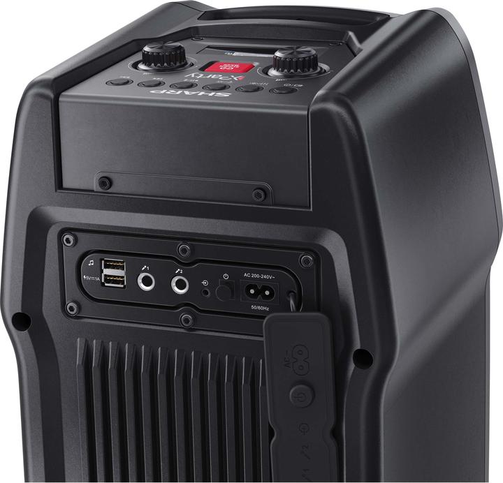 Actual product image Sharp PS-931 Party speaker (13 h, Electrical connection, Rechargeable battery operated)