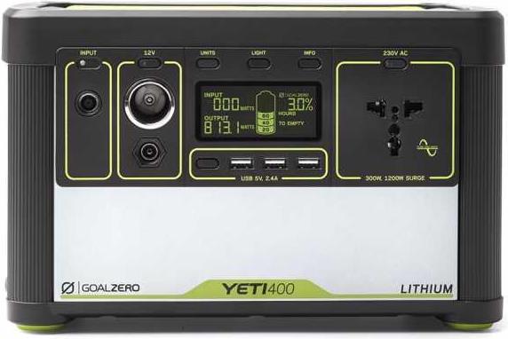 Image du produit Goal Zero Yéti 400 Lithium (428 Wh, 7.40 kg)