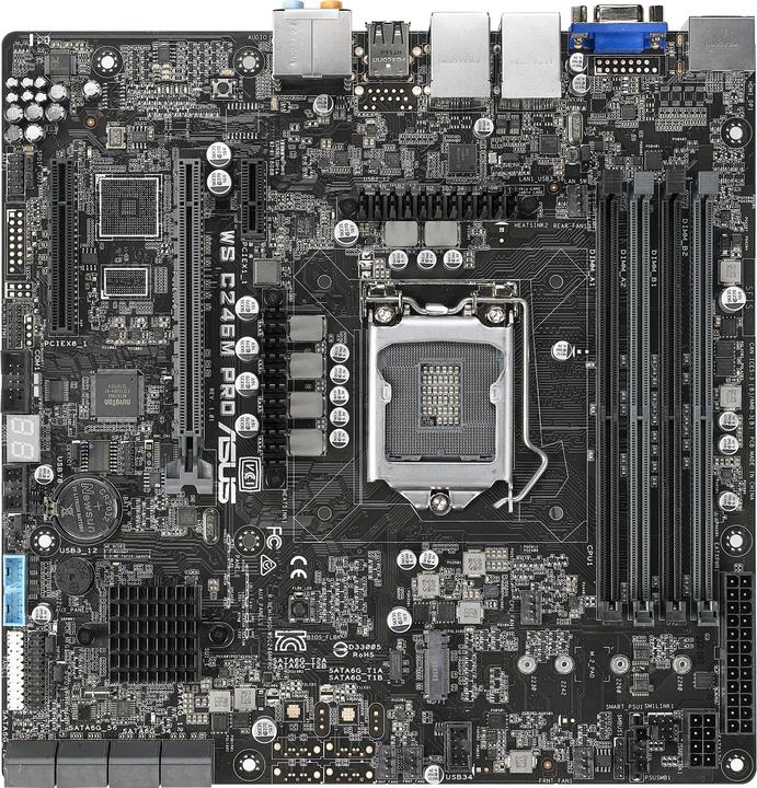 Produktbild ASUS C246M PRO (LGA 1151, Intel C246, mATX)