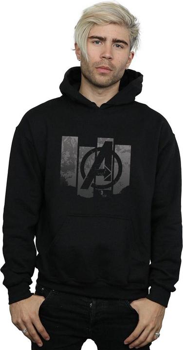 Actual product image Mens Avengers Endgame Panel Logo Hoodie (M)