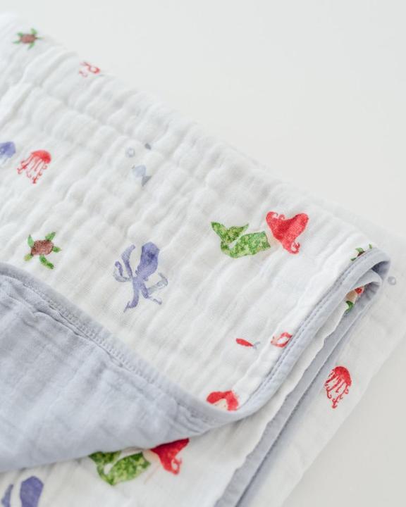 Image du produit little unicorn Cotton Muslin Quilt (120 x 120 cm)