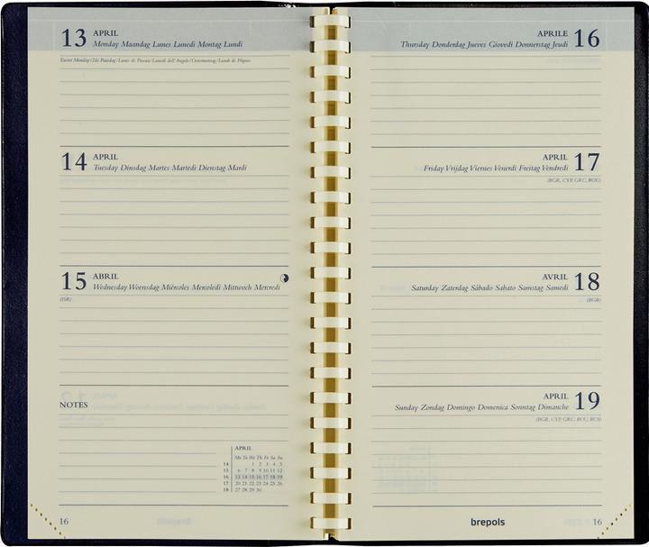 Immagine prodotto Brepols Agenda Interplan Cube 2025 26.3.1487 1W/2S assortiti. ML 9x16cm (9 x 16 cm, Olandese)
