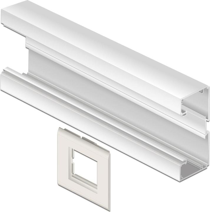 Produktbild Delock Easy 45 Modulträger für Geräteeinbaukanal 85 x 80 mm