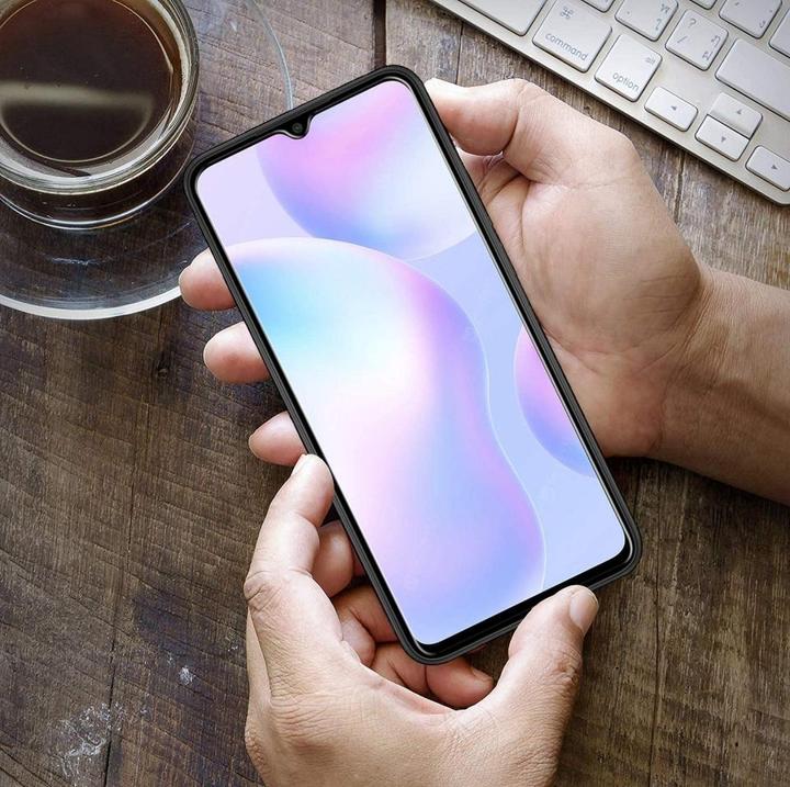 Actual product image Screenguard Xiaomi Redmi 9A bulletproof glass protective film Case Friendly Design (1 Piece, Xiaomi Redmi 9A)