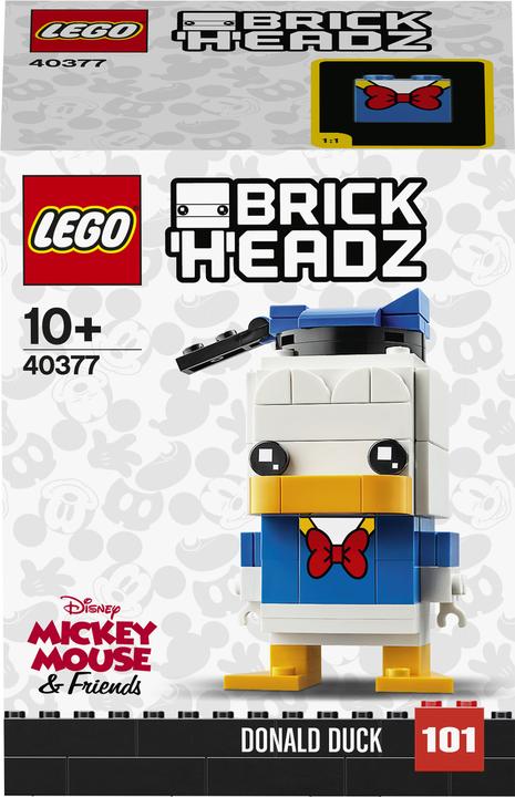 Image du produit LEGO BrickHeadz - Donald Duck (40377, LEGO Brickheadz, LEGO difficiles à trouver)