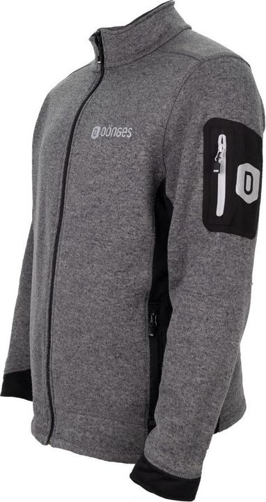 Produktbild Dönges Strickfleecejacke, anthrazit, Herren, Grösse L (L)