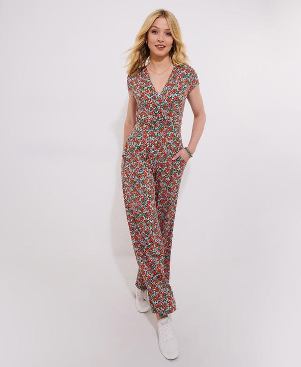 Produktbild Joe Browns Petite Floral V-Neck Jersey Pocket Jumpsuit (36)