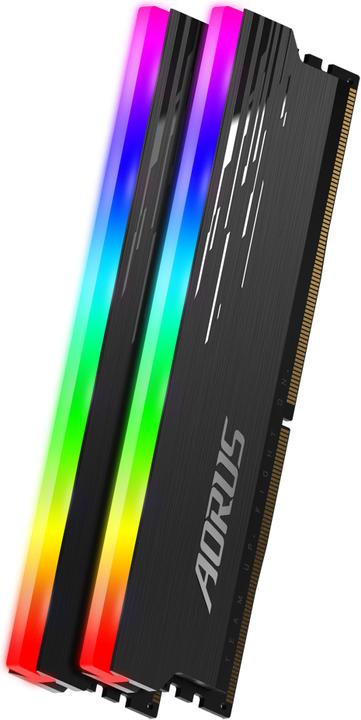 Image du produit Gigabyte Kit DDR4 PC 3733 CL18 AORUS RGB (2 x 8GB, 3733 MHz, RAM DDR4, DIMM)