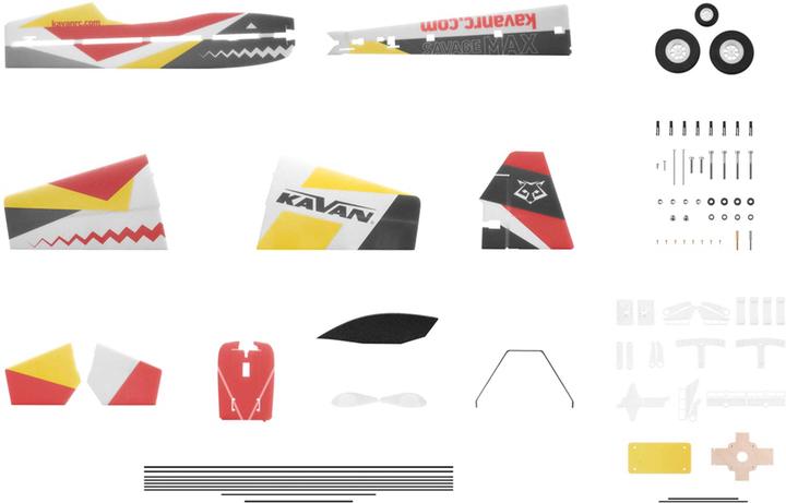 Produktbild Kavan Savage MAX rot 3D-Kunstflug-Park-Flyer aus EPP (Kunstflug)