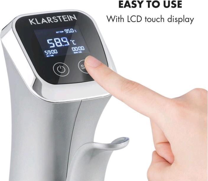 Produktbild Klarstein Quickstick Sous Vide Garer Silber