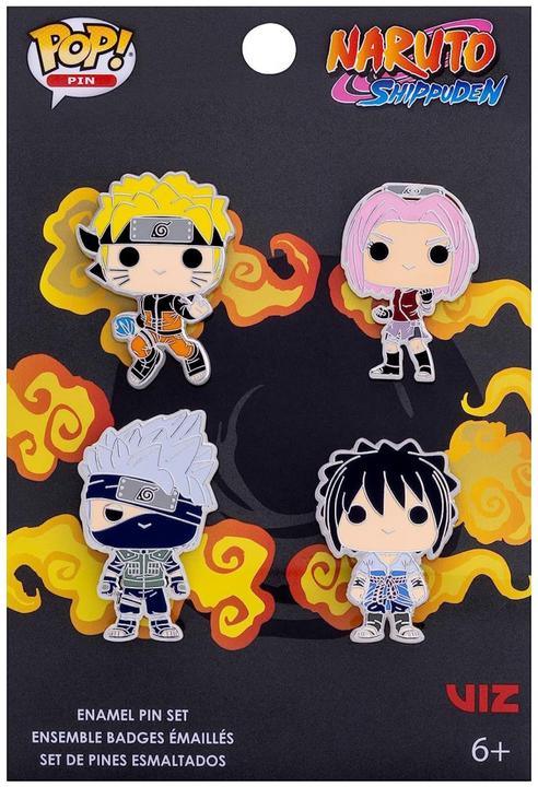 Produktbild Funko NARUTO - 4pk Pin Set - Team 7