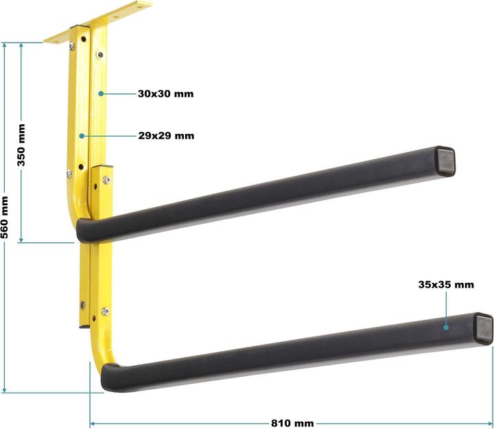 Immagine prodotto Wiltec Supporto a soffitto per Kayak e SUP