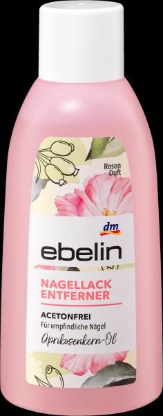 dm ebelin Nagellackentferner acetonfrei Rosenduft