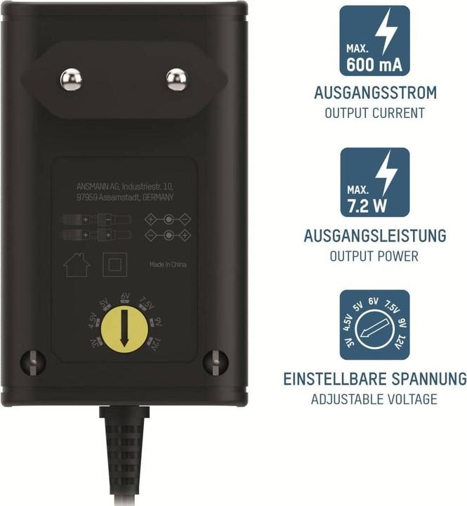 Immagine prodotto Ansmann APS 600 max. 7,2 W NUOVO 1201-022