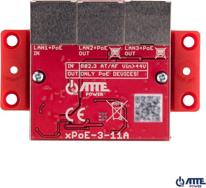 Actual product image Atte SWITCH 3-PORTOWY POE xPoE-3-11A (3 Ports)