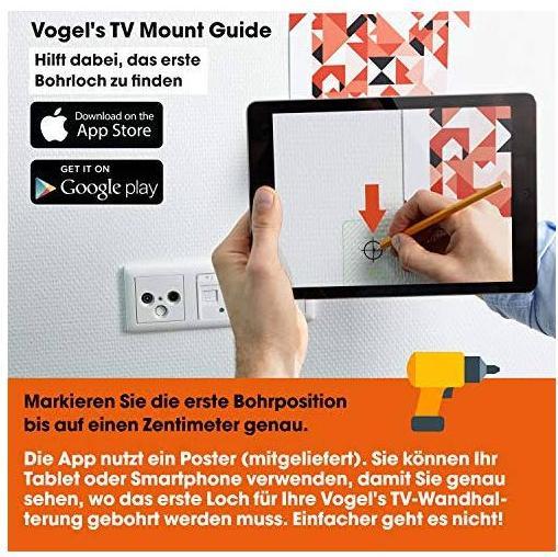 Actual product image Vogels Thin 545 (Wall, 65", 25 kg)