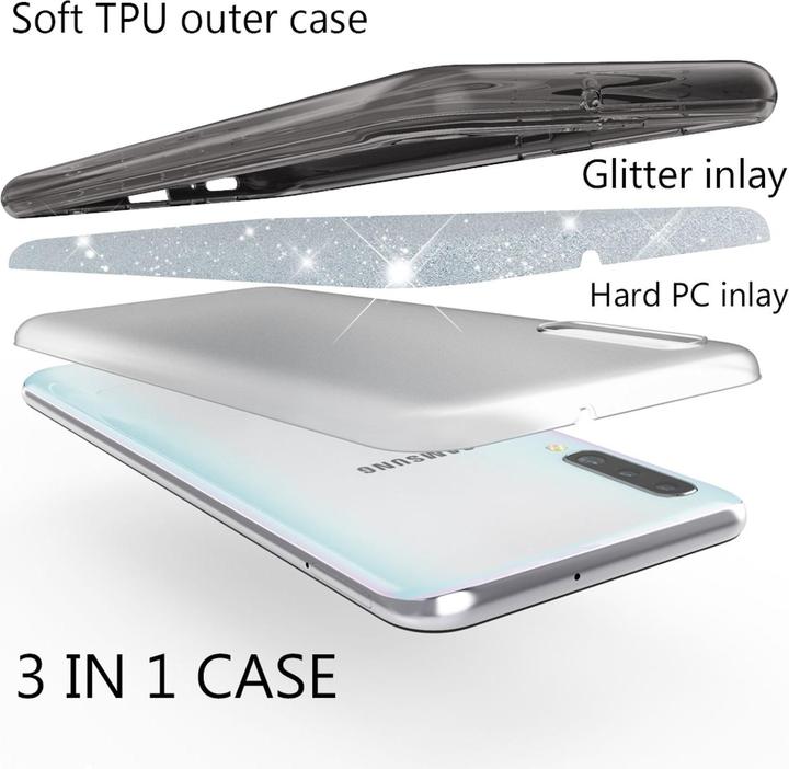 Produktbild Nalia Glitzer Hülle (Samsung Galaxy A50)
