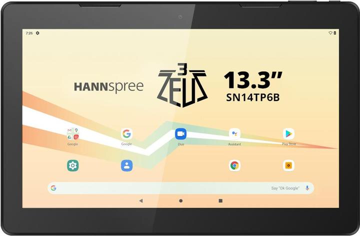 Actual product image Hannspree HANNSpad SN14TP6B Tablet Zeus 3 13.3" Android 13 Android (13.31", 128 GB, Black)