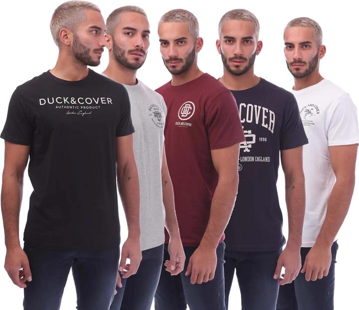 Duck and Cover Klapstar TShirt (5erPack)