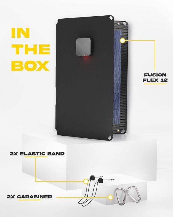 Actual product image Sunslice Portable solar panel "Fusion Flex 12" (12 W, 0.24 kg)