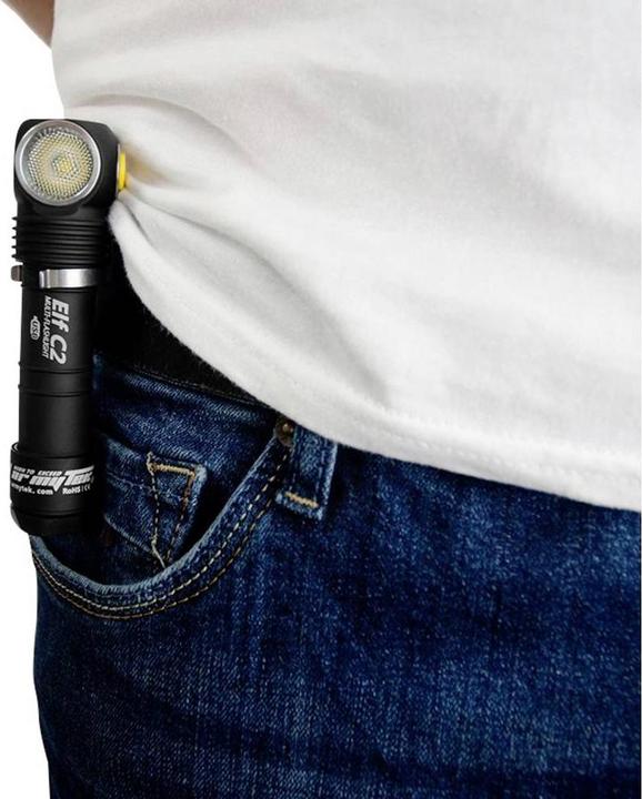 Actual product image ArmyTek Elf C2 Micro USB Headlamp Head / Hand Lamp (11.13 cm, 1100 lm)