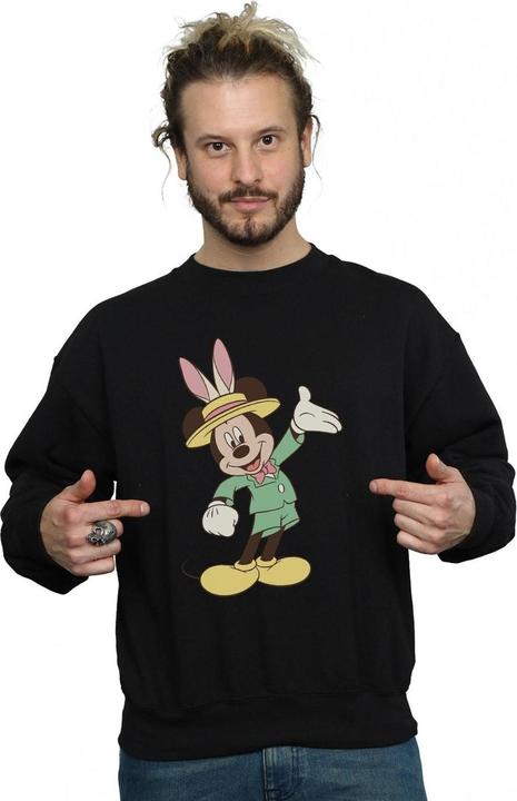 Actual product image Disney Mens Mickey Mouse Easter Bunny Sweatshirt (5XL)