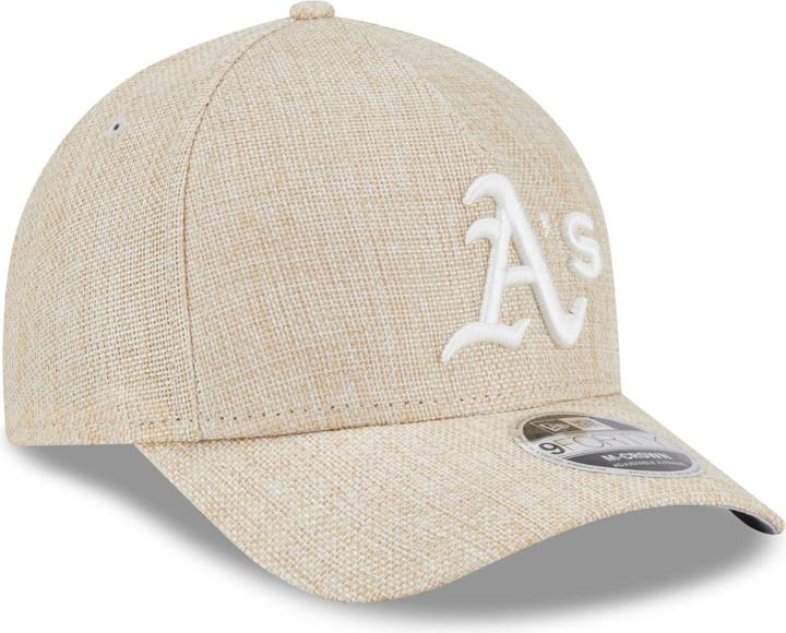 Image du produit New Era 9Forty M-Crown Cap - Weave Oakland Athletics Beige