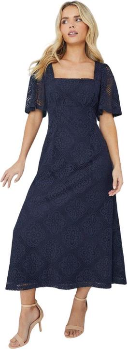 Immagine prodotto Dorothy Perkins Vestito Midi Piccola Collo Quadrato Donna (36 D)