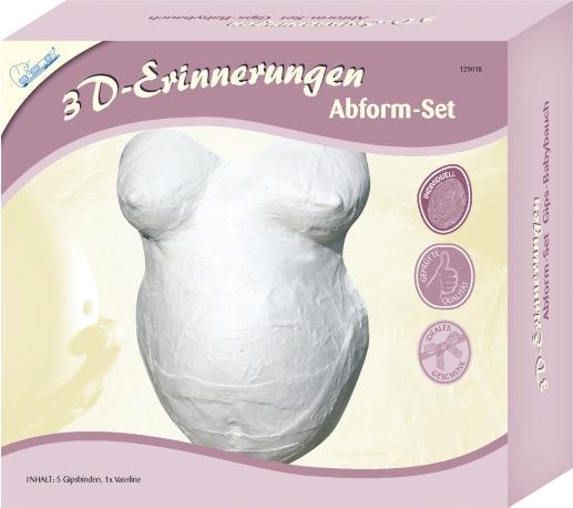Produktbild Mammut 3D-Erinnerungen Gips-Abdruck