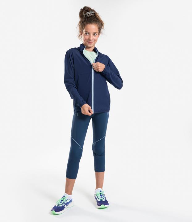 Actual product image Kiprun Lauftights 7/8 Kinder - Comfort 500 marineblau (10, 11, 12)