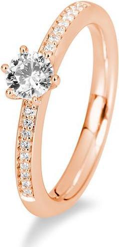 Immagine prodotto Breuning Anello di fidanzamento con pavé (58, Oro 750/18 K)
