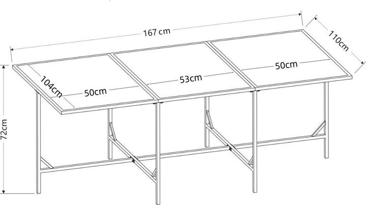 Produktbild VCM Ratten Gartentisch Balkontisch Raloso (170 cm)