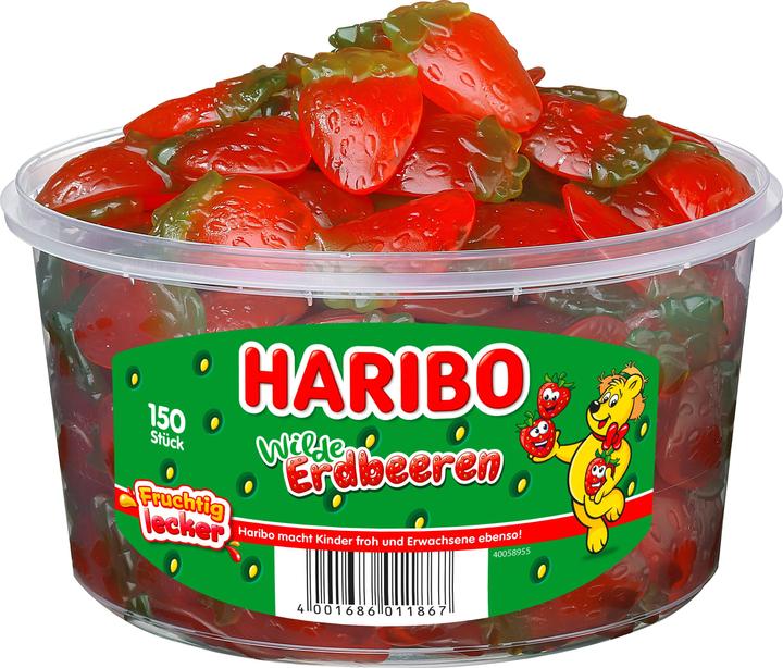 Immagine prodotto Haribo Fragole selvatiche (150 pz., 1350 g)
