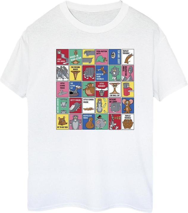Tom & Jerry Grid Squares TShirt (S)