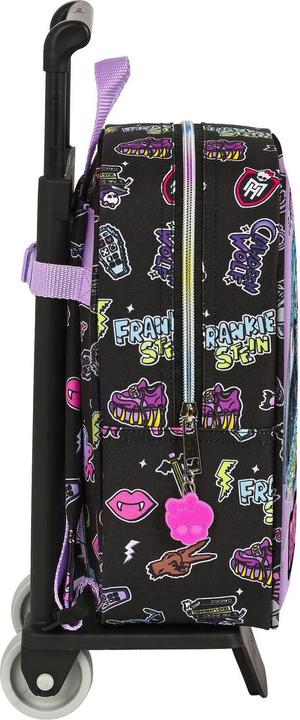 Immagine prodotto Monster High Zaino scuola con ruote Creep Nero 22 x 27 x 10 cm