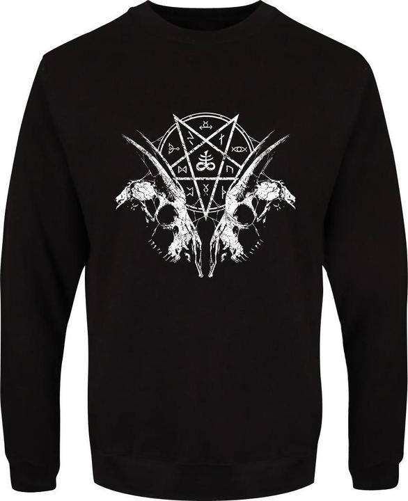 Produktbild Grindstore Goat Skull Pentagram Sweatshirt (M)