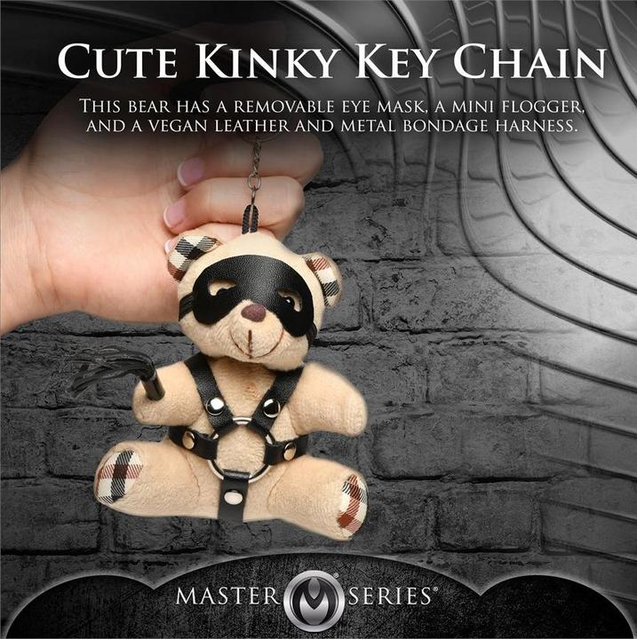 Productafbeelding Master Series Geknevelde Teddybeer Sleutelhanger