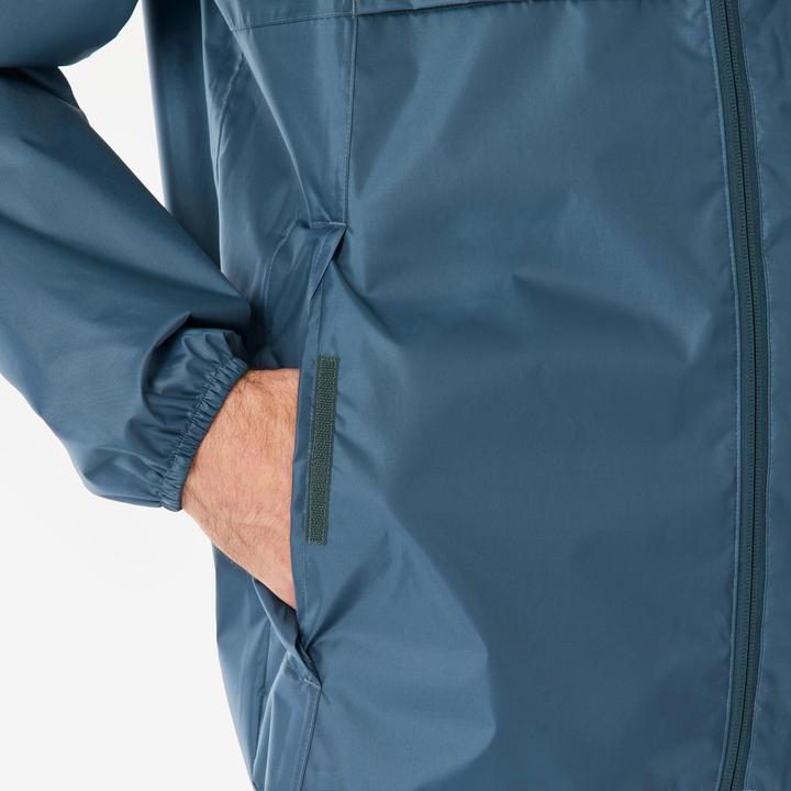 Produktbild Quechua Regenjacke Herren - Raincut Fullzip blau (S)