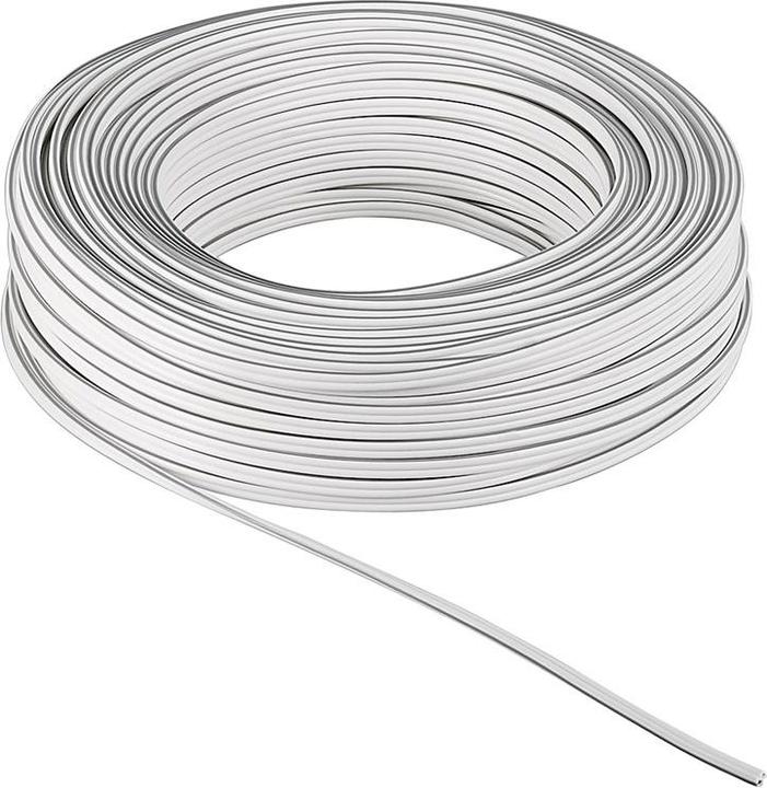 Productafbeelding Goobay Speaker cable, 2x1.5mm, 100m, white, on reel (100 m, 3 mm²)