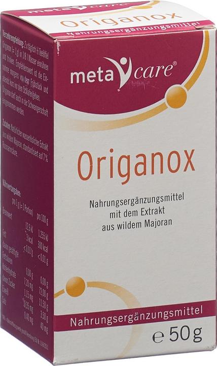 Actual product image Meta Care Origanox powder (1 Piece, Capsules, 50 g)