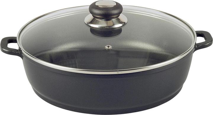 Produktbild Krüger Servierpfanne Delta (28 cm, Bräter + Schmortopf, Aluminiumguss)